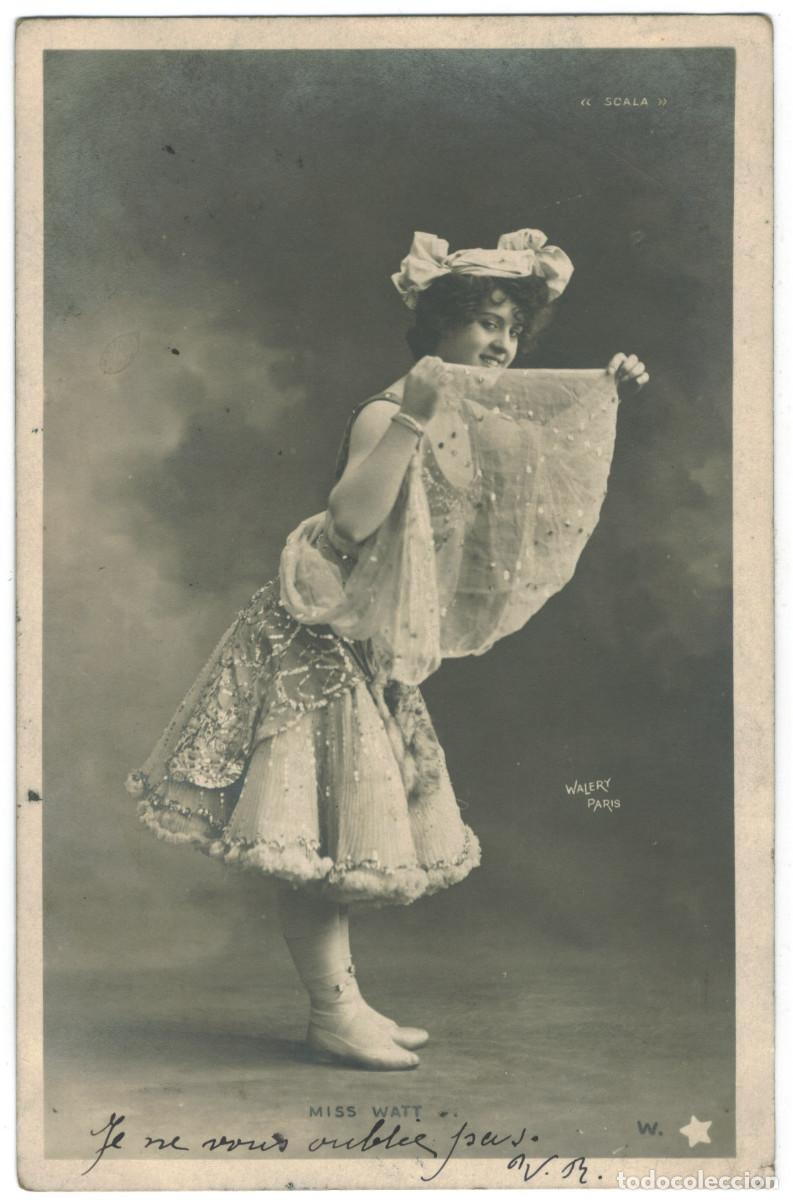 Postales: Actriz WATT, Miss_W &Eacute;toile. 27. Scala. Photo Wal&eacute;ry
