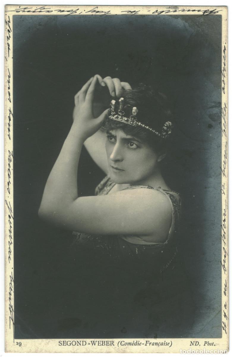 Postales: Actriz WEBER, Segond_ND. 29. Com&eacute;die Fran&ccedil;aise