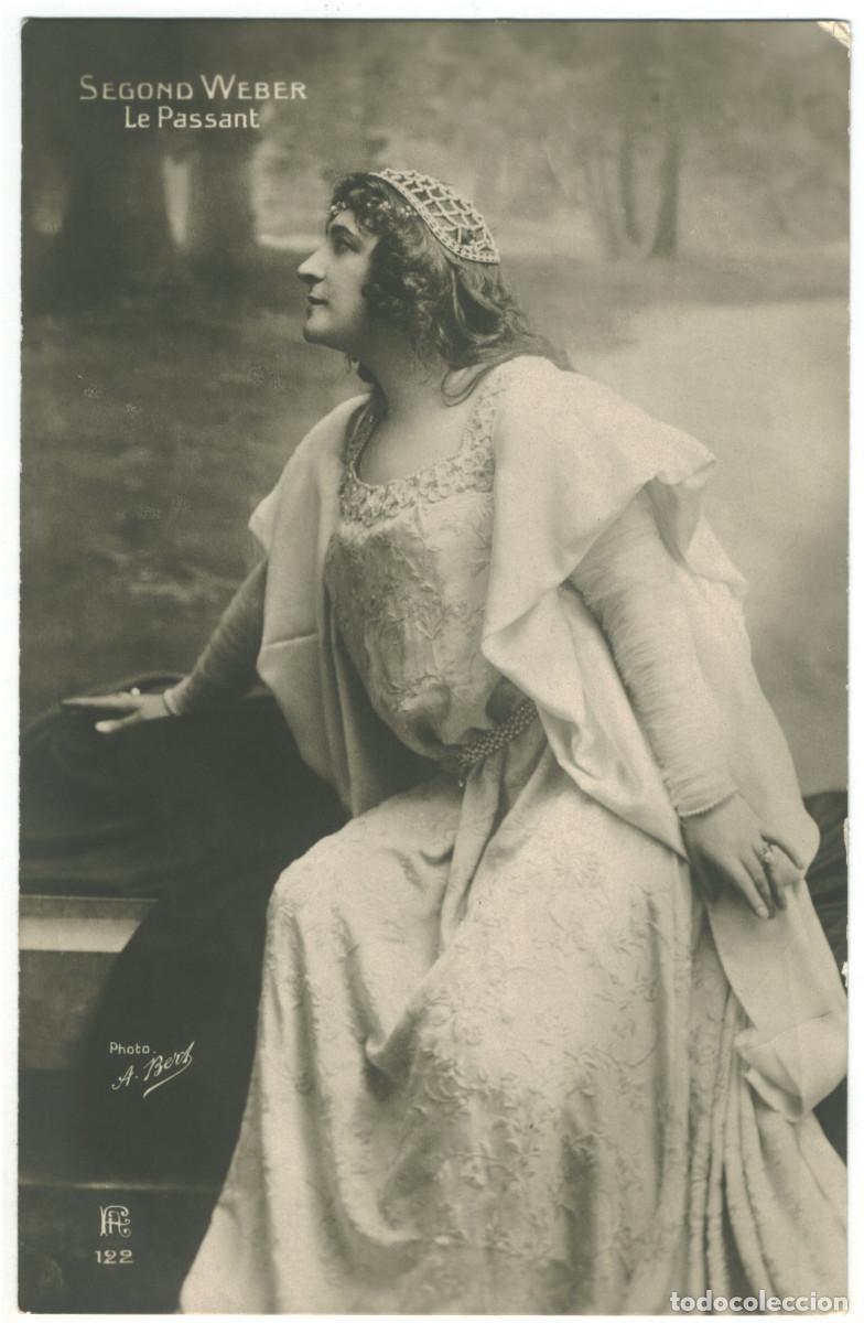Postales: Actriz WEBER, Segond_A. Christensen. 122. In Le Passant. Photo A. Bert