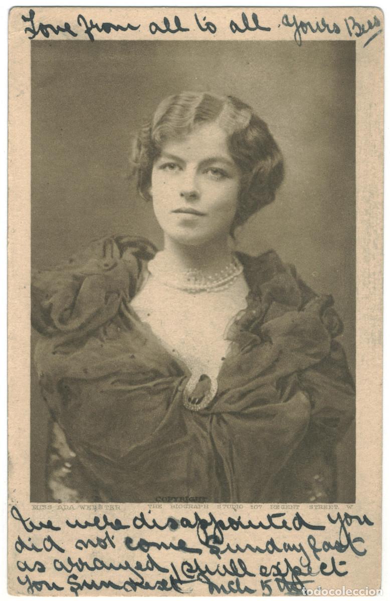 Postales: Actriz WEBSTER, Ada_Biograph