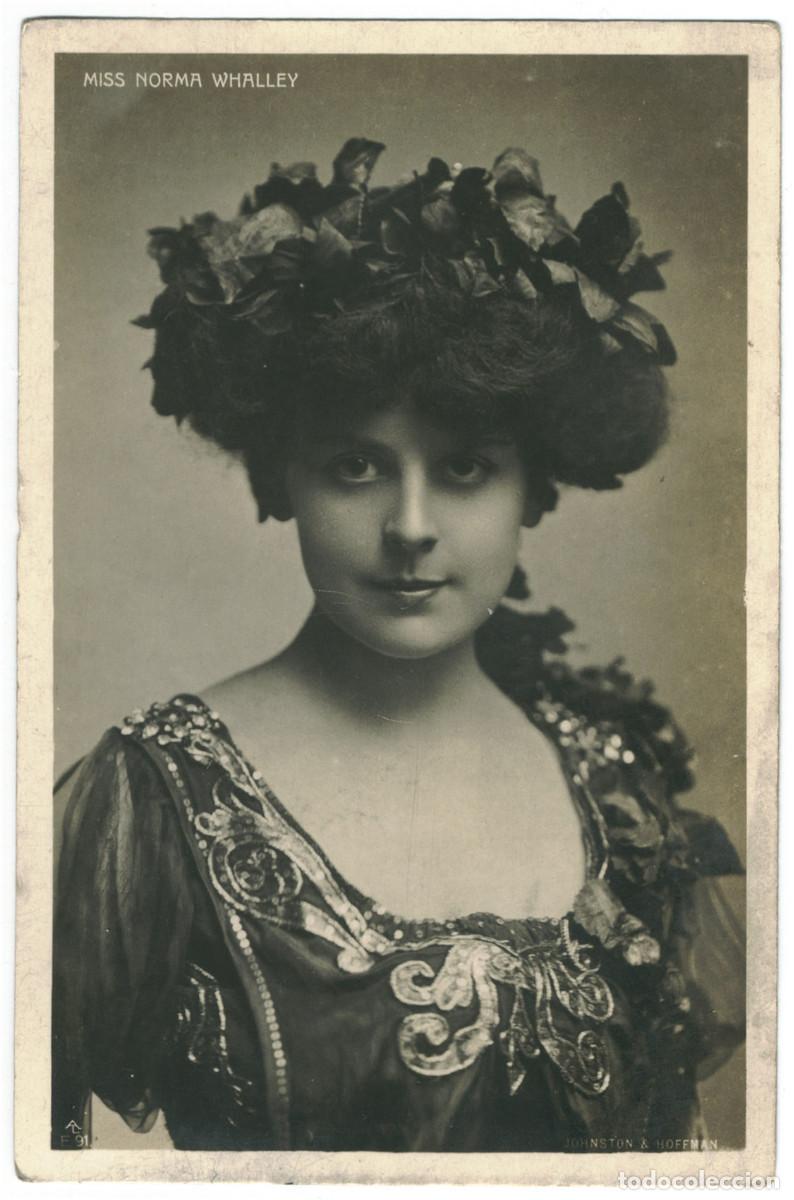 Postales: Actriz WHALLEY, Norma_AL. E 91. Photo Johnston & Hoffmann