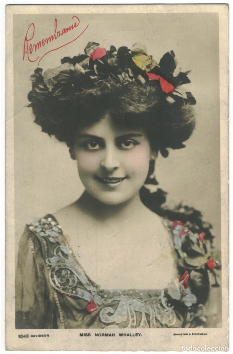 Postales: Actriz WHALLEY, Norma_Davidson (Real Photo; 1043). Photo Johnston & Hoffmann