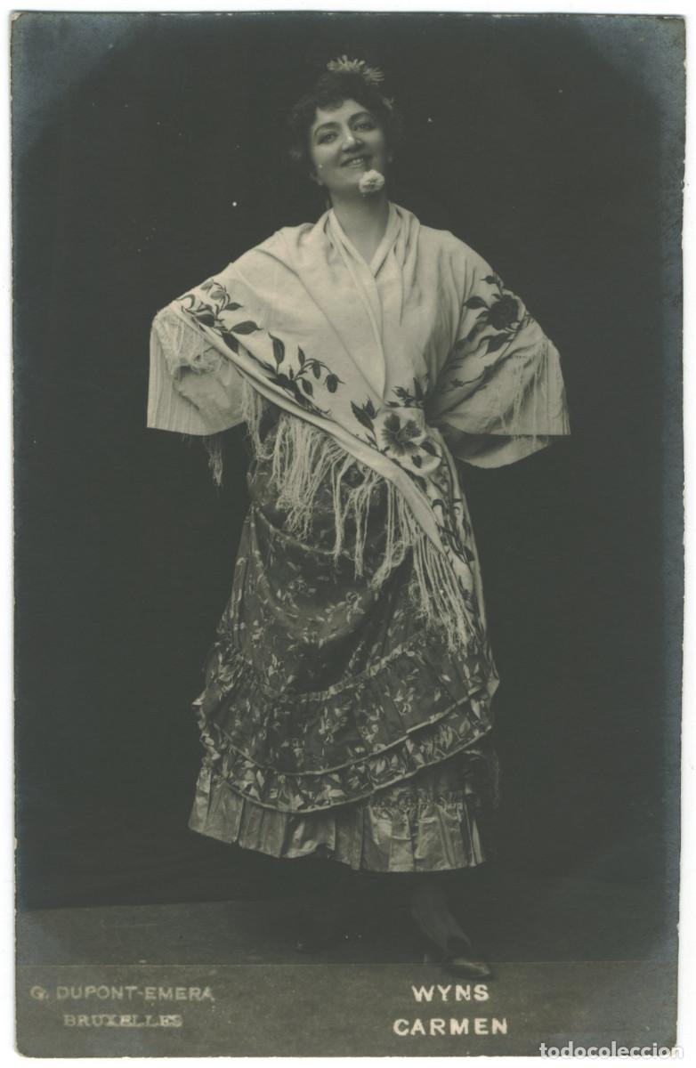 Postales: Actriz WYNS, Charlotte_G. Dupont Emera. As Carmen