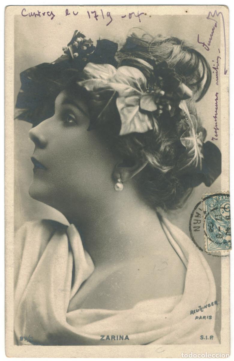 Postales: Actriz ZARINA_SIP. 97-7. Photo Reutlinger
