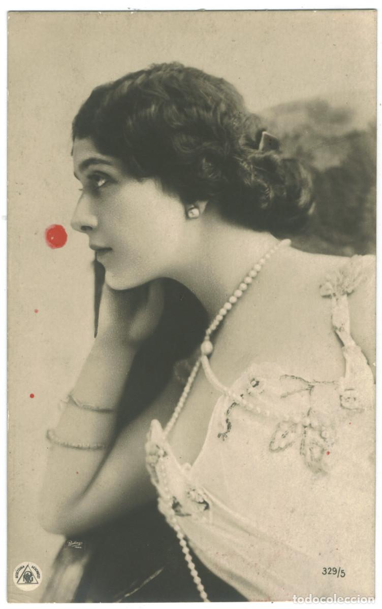 Postales: Actriz Lina CAVALIERI_NPG. 329-5. Photo Reutlinger