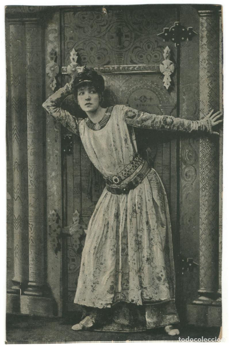 Postais: Actriz Sarah BERNHARDT_Leopold Verger (Paris)