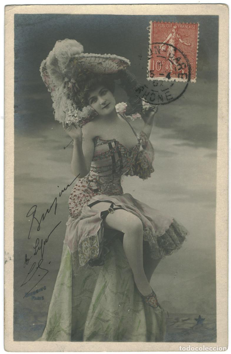 Postcards: Actriz Sin identificar_&Eacute;toile. 761-66. Photo Stebbing (Paris)