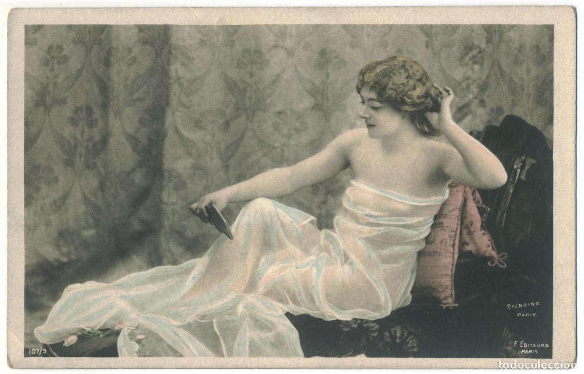 Postales: Actriz Sin identificar_F. &Eacute;diteurs (Paris). 107-9. Photo Stebbing