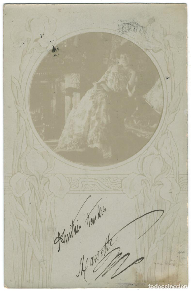 Postales: Actriz Sin identificar_Soci&eacute;t&eacute; Lumi&egrave;re (Lyon)