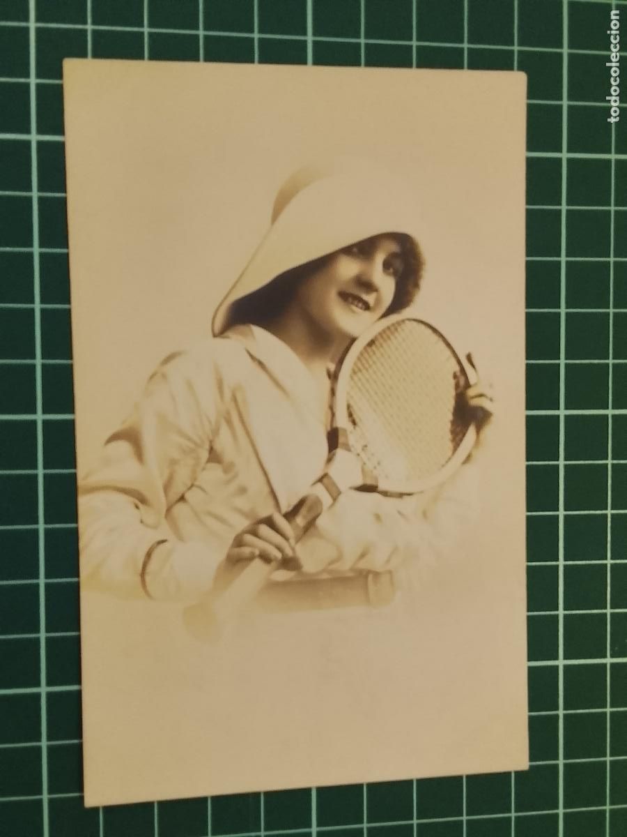 Postales: TENIS - MUJER TENISTA -POSTAL ANTIGUA-(116.013)