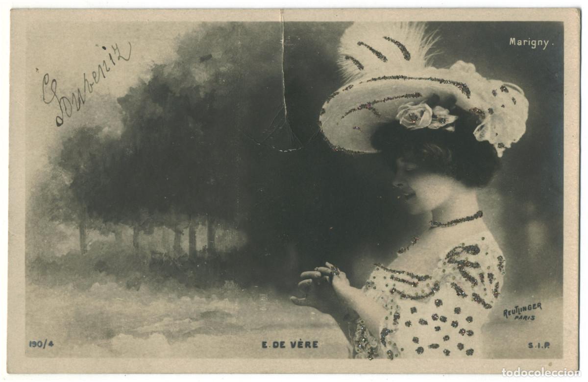 Postales: Actriz Belle &Eacute;poque V&Egrave;RE, Elise de_SIP. 190-4. Marigny. Photo Reutlinger