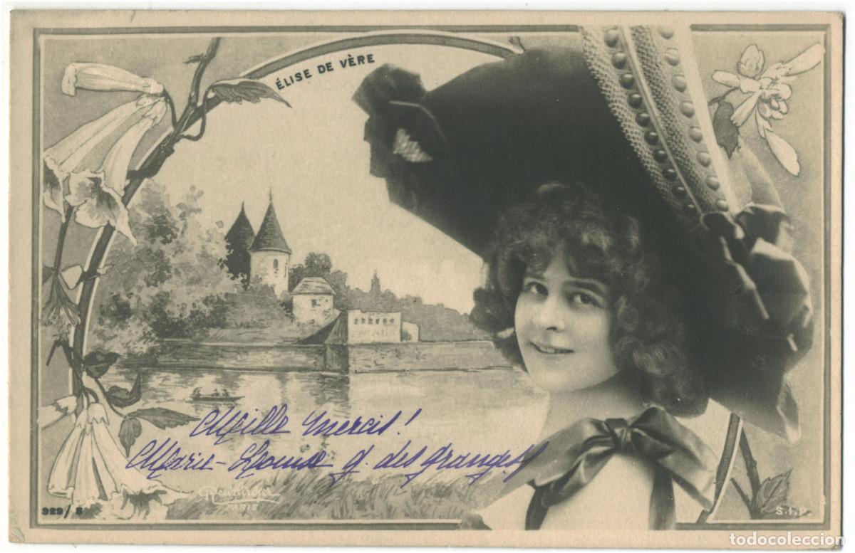 Postales: Actriz Belle &Eacute;poque V&Egrave;RE, Elise de_SIP. 929-8. Photo Reutlinger