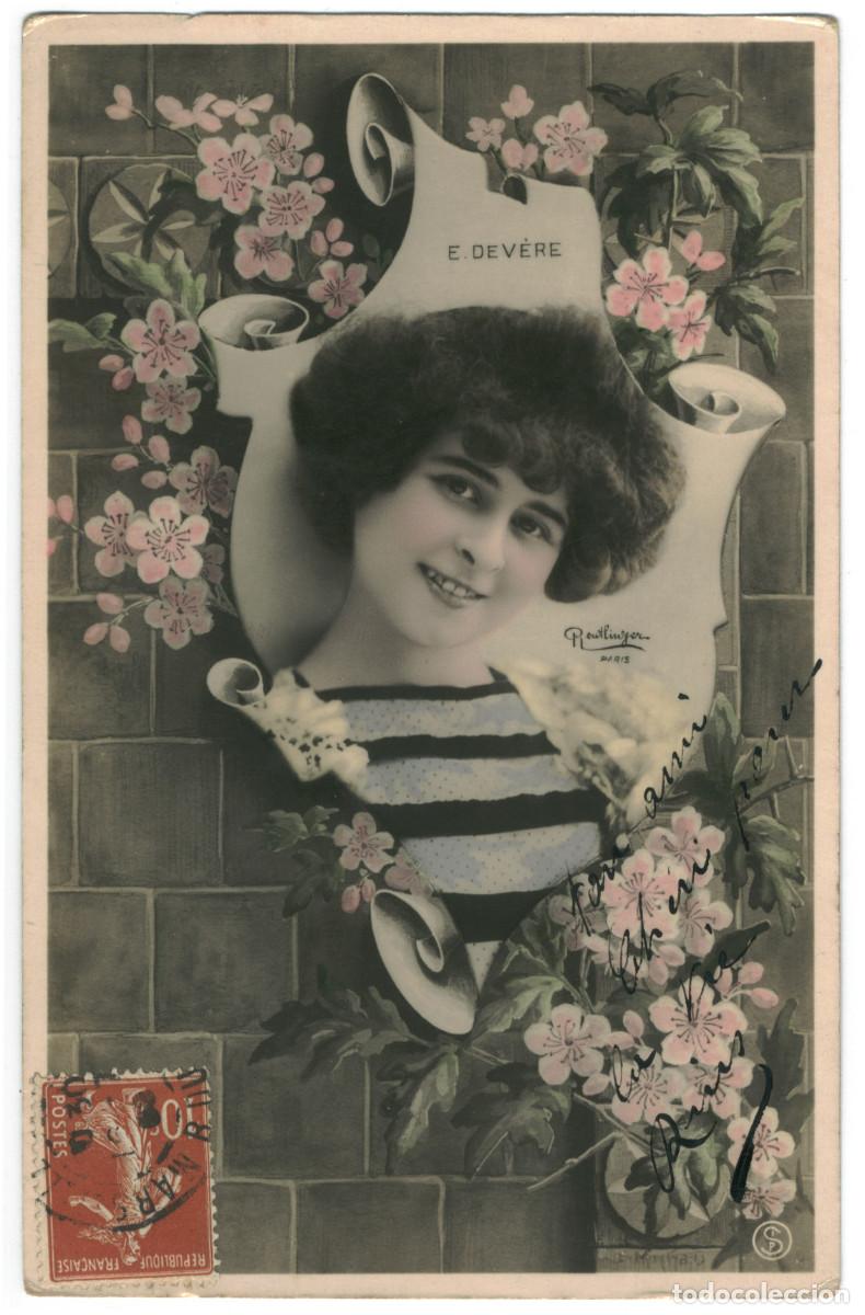 Postales: Actriz Belle &Eacute;poque V&Egrave;RE, Elise de_SIP. 1907. Photo Reutlinger