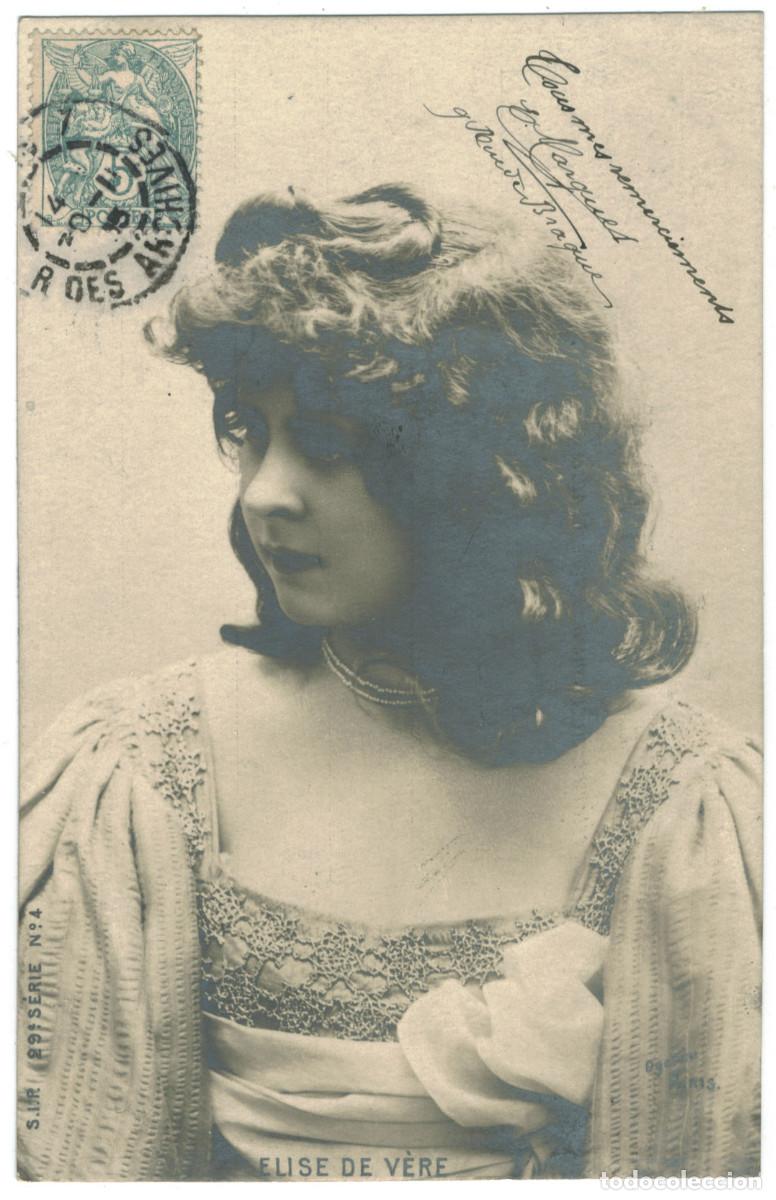 Postales: Actriz Belle &Eacute;poque V&Egrave;RE, Elise de_SIP. 29-4. Photo Ogerau
