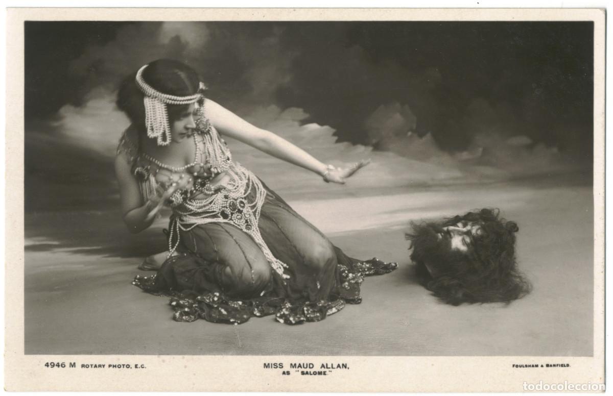 Postales: 5 Postales Actriz y bailarina ALLAN, Maud_Rotary. 4946 G, J, M, Y, Z