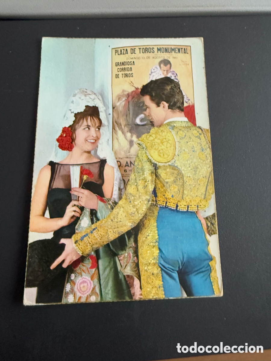 Postales: Postal. TORERO con se&ntilde;orita - Foto 1