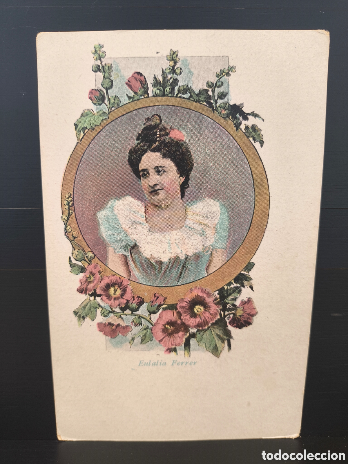 Postales: Antigua postal modernista Artistas Espa&ntilde;olas Teatro &Oacute;pera Soprano Eulalia Ferrer