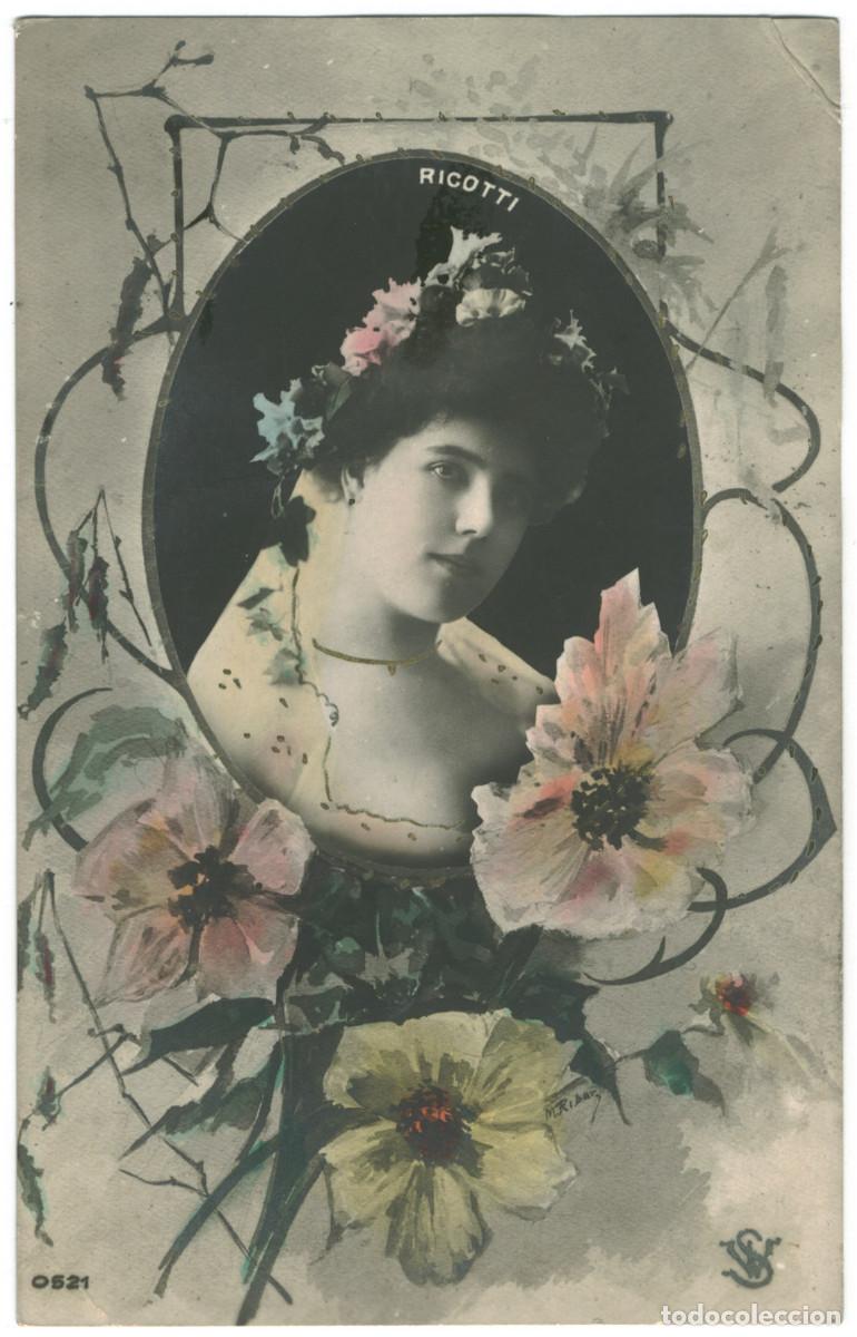 Postales: Actriz Belle &Eacute;poque RICOTTI_SW. 521