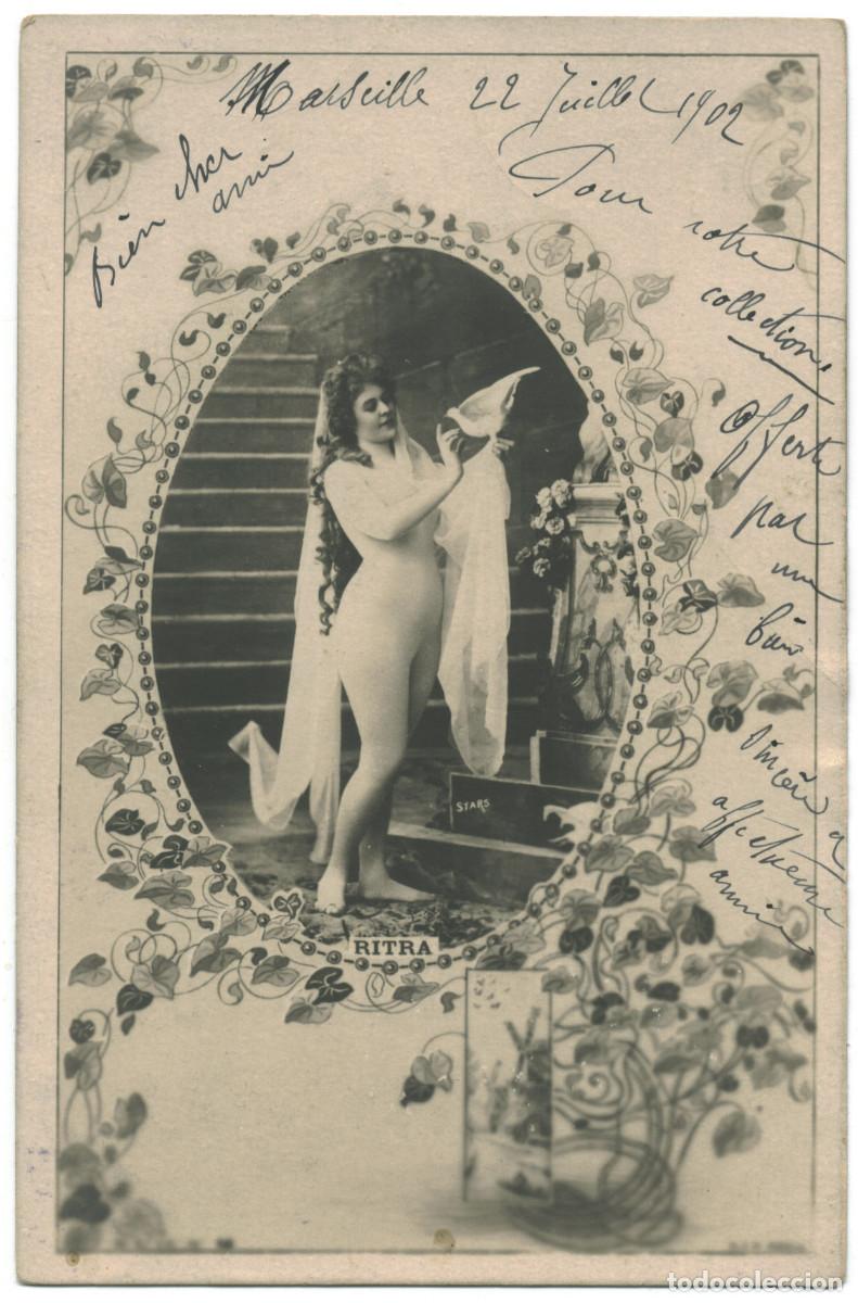 Postales: Actriz belle &eacute;poque RITRA_SIP. Ilegible. Photo Stars