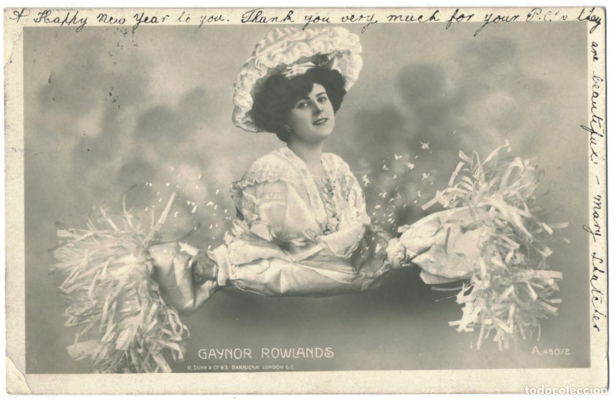 Postales: Actriz Belle &Eacute;poque ROWLANDS, Gaynor_Ralph Dunn. A 450-2