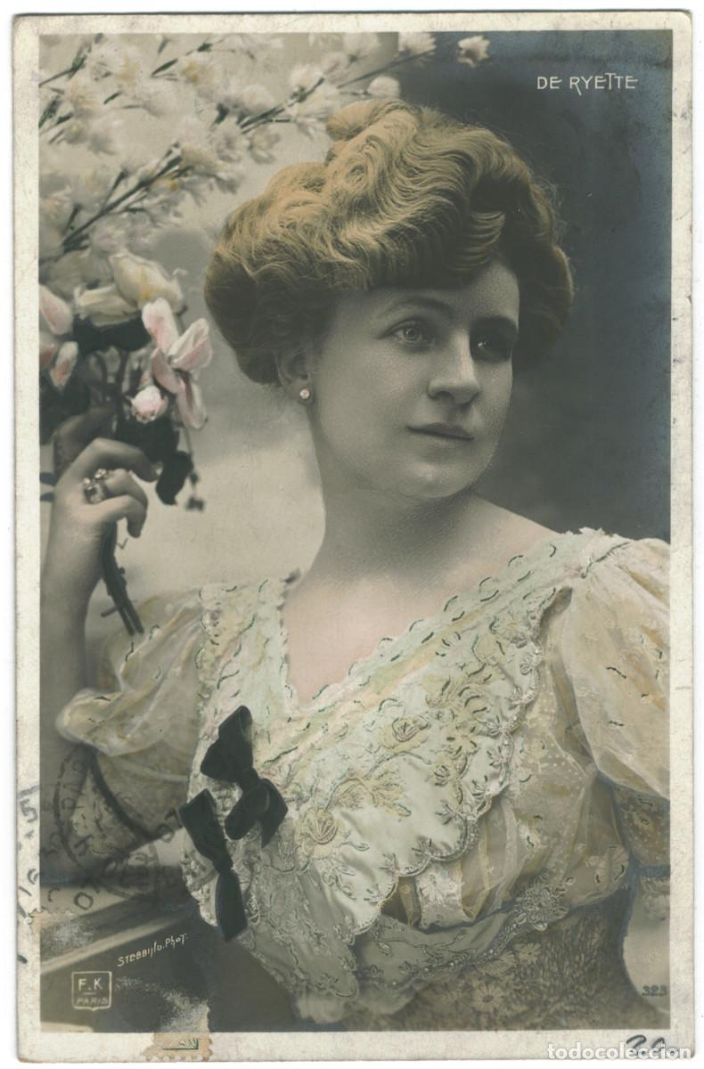 Postales: Actriz Belle &Eacute;poque RYETTE, de_FK. 323. Photo Stebbing