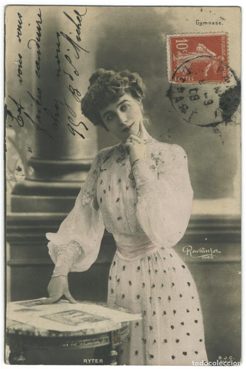 Postales: Actriz Belle &Eacute;poque RYTER_BJC. Gymnsase. Photo Reutlinger