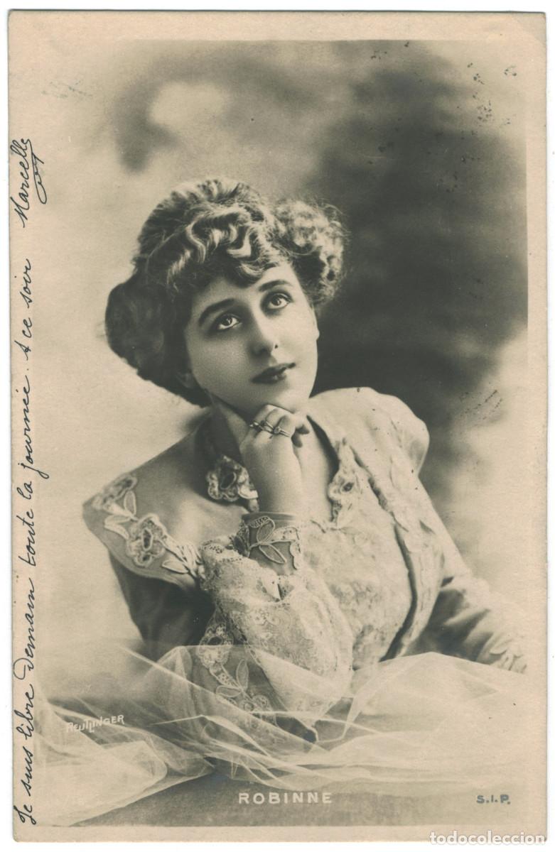 Postales: Actriz Belle &Eacute;poque ROBINNE, Gabrielle_SIP. Photo Reutlinger