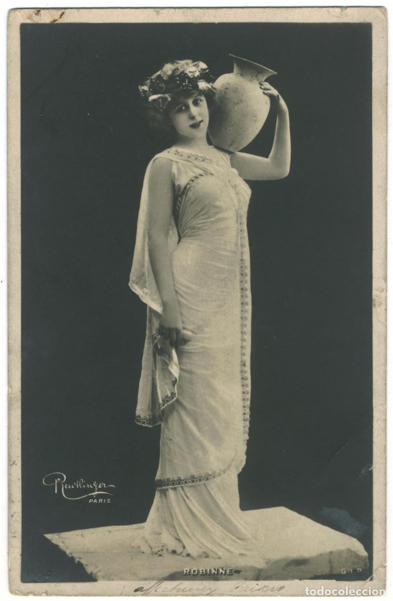 Postales: Actriz Belle &Eacute;poque ROBINNE, Gabrielle_SIP. Photo Reutlinger