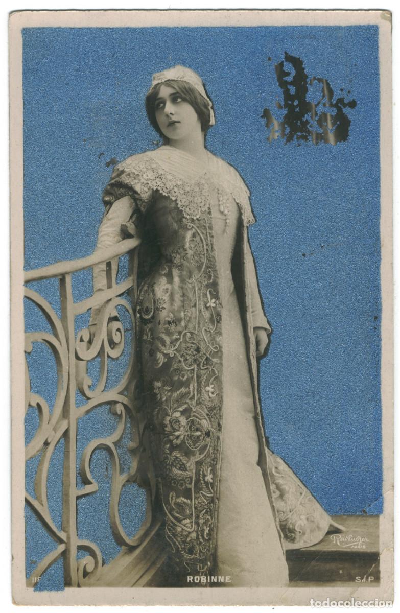 Postales: Actriz Belle &Eacute;poque ROBINNE, Gabrielle_SIP. 1188. Photo Reutlinger