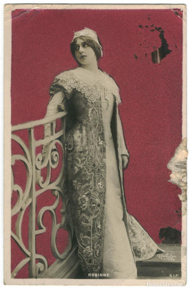 Postales: Actriz Belle &Eacute;poque ROBINNE, Gabrielle_SIP. 1188. Photo Reutlinger