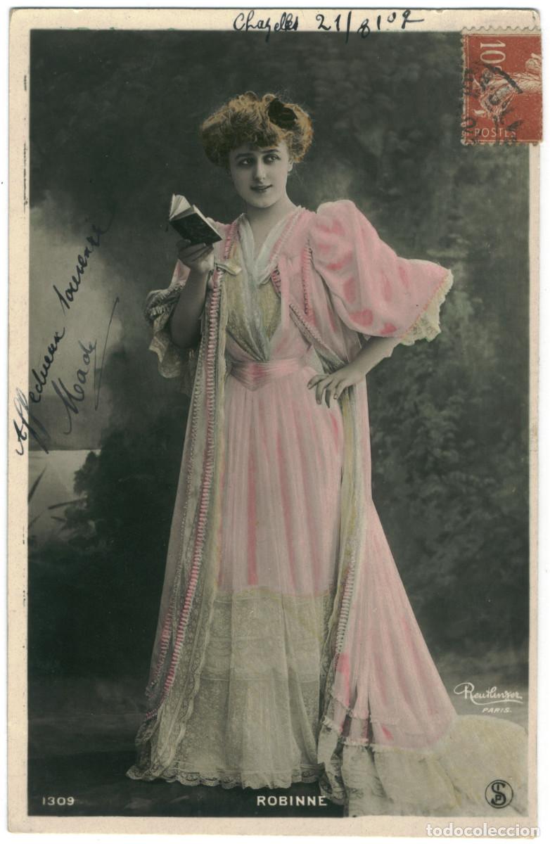 Postales: Actriz Belle &Eacute;poque ROBINNE, Gabrielle_SIP. 1309. Photo Reutlinger