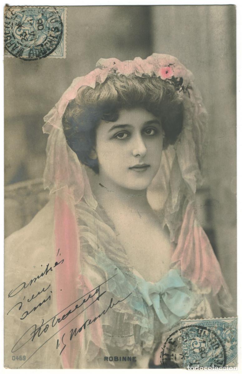 Postales: Actriz Belle &Eacute;poque ROBINNE, Gabrielle_SW. 469. Photo Reutlinger