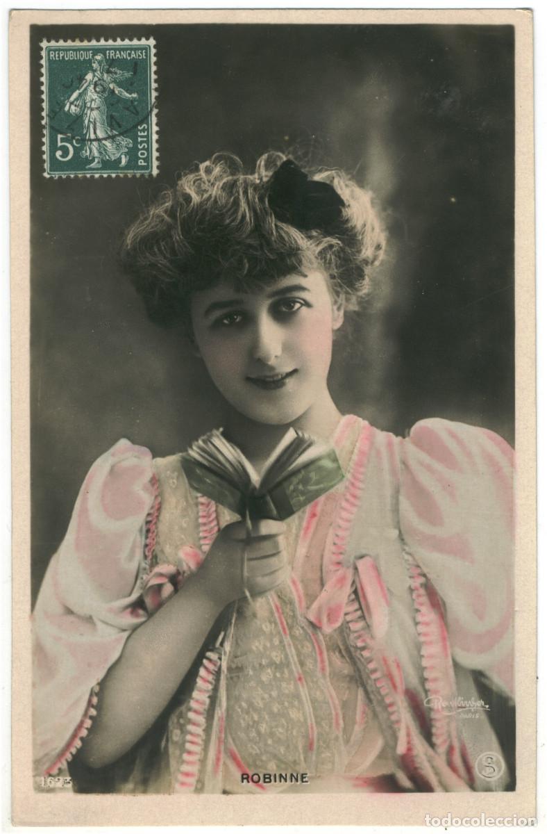Postales: Actriz Belle &Eacute;poque ROBINNE, Gabrielle_SIP. 1623. Photo Reutlinger