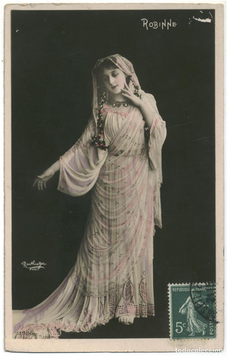 Postales: Actriz Belle &Eacute;poque ROBINNE, Gabrielle_SIP. 1985. Photo Reutlinger