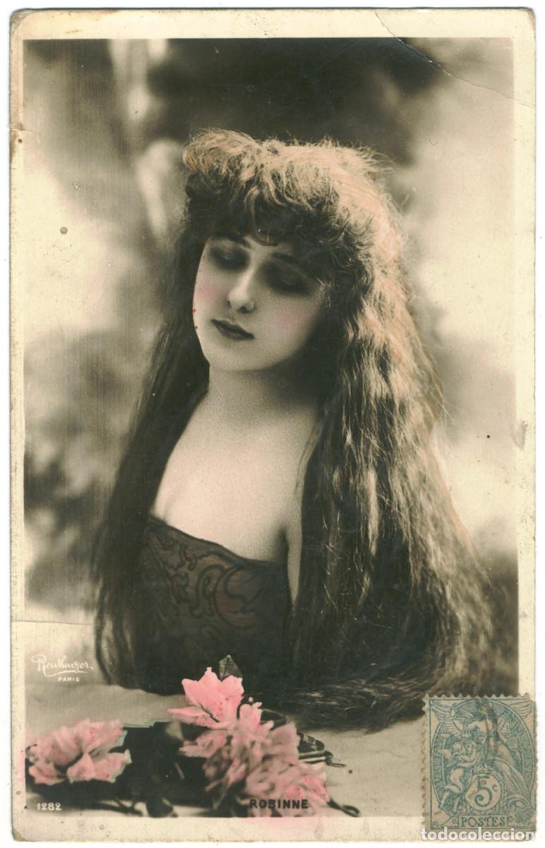 Postales: Actriz Belle &Eacute;poque ROBINNE, Gabrielle_SIP. 1282. Photo Reutlinger