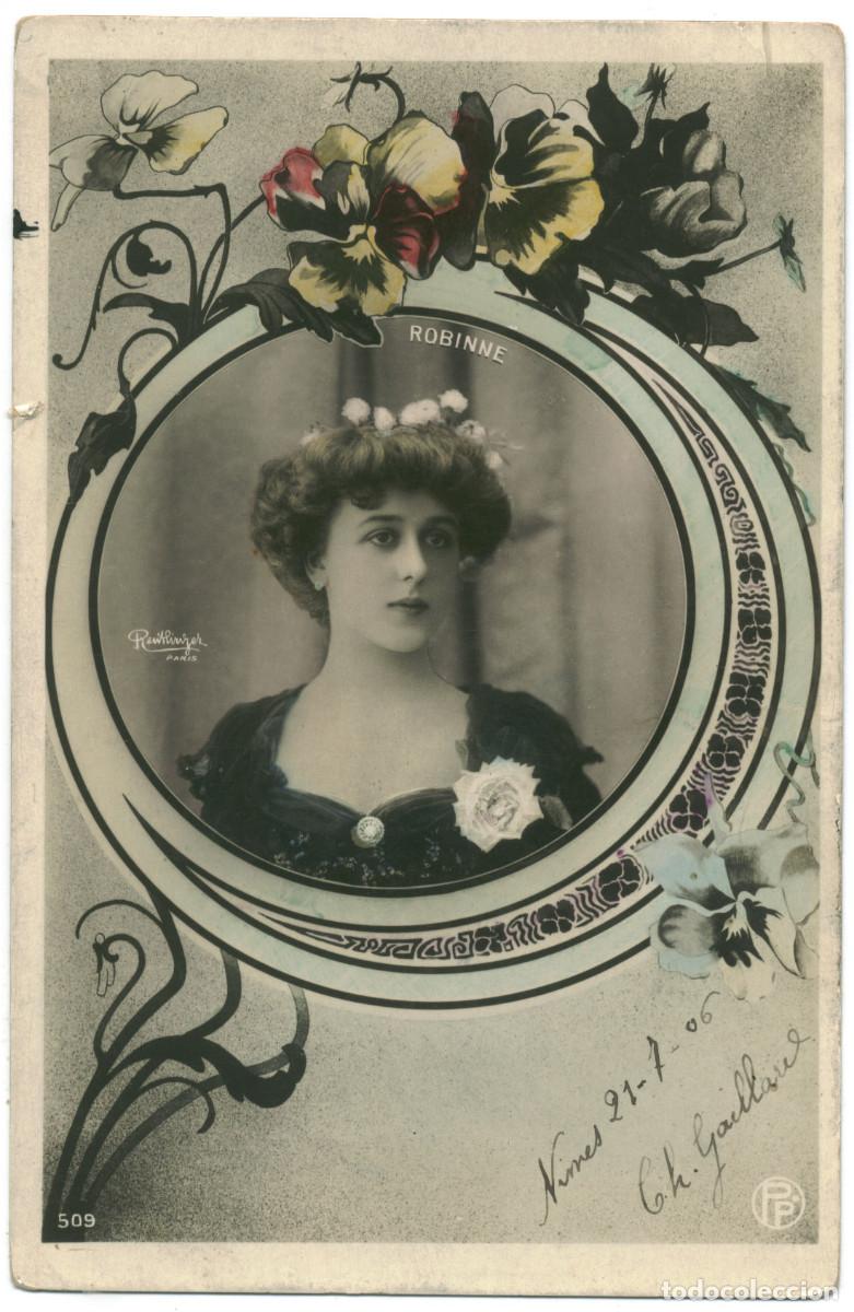 Postales: Actriz Belle &Eacute;poque ROBINNE, Gabrielle_KF. 269-7. Photo Reutlinger