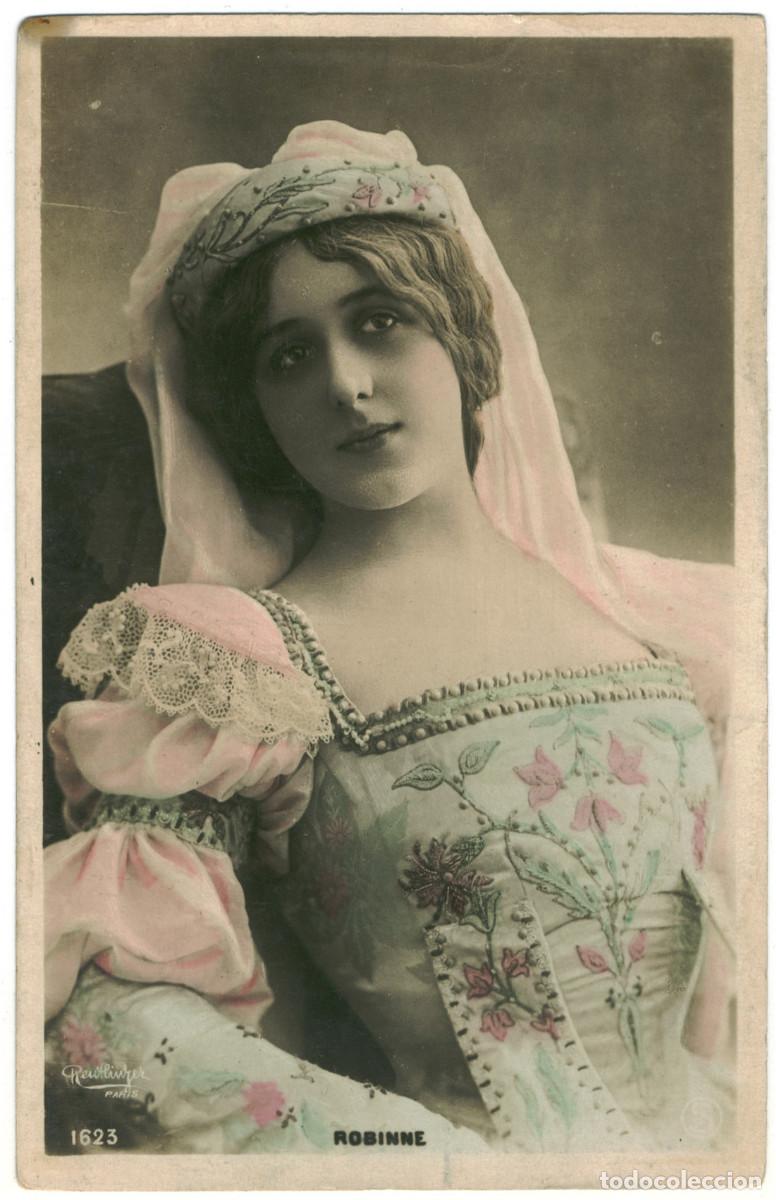 Postales: Actriz Belle &Eacute;poque ROBINNE, Gabrielle_SIP. 1623. Photo Reutlinger