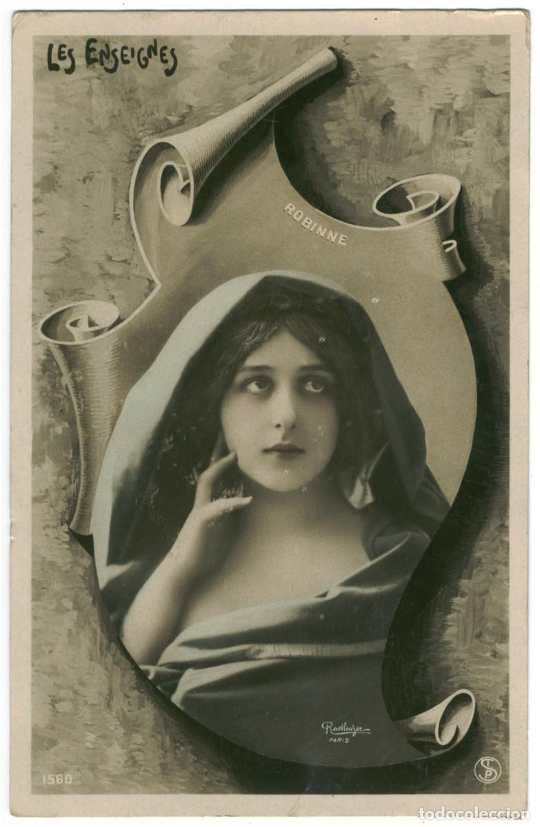 Postales: Actriz Belle &Eacute;poque ROBINNE, Gabrielle_SIP. 1560. Photo Reutlinger