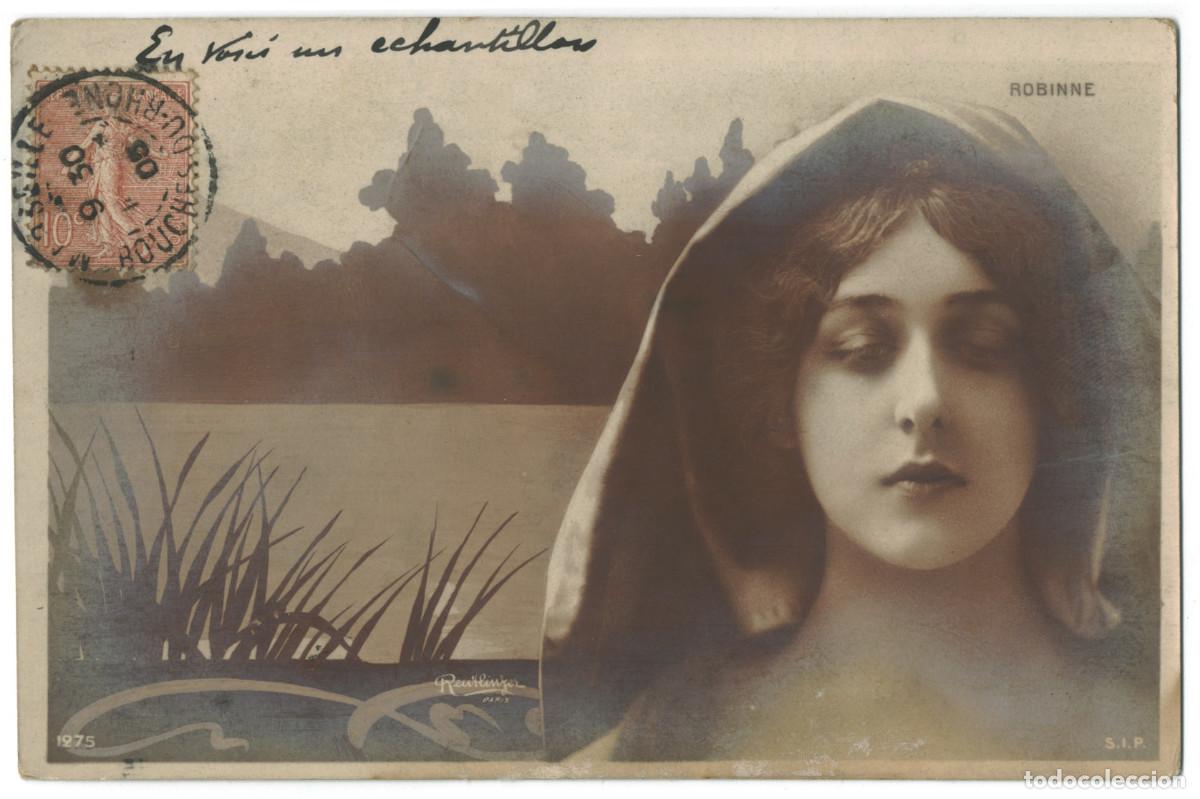 Postales: Actriz Belle &Eacute;poque ROBINNE, Gabrielle_SIP. 1275. Photo Reutlinger