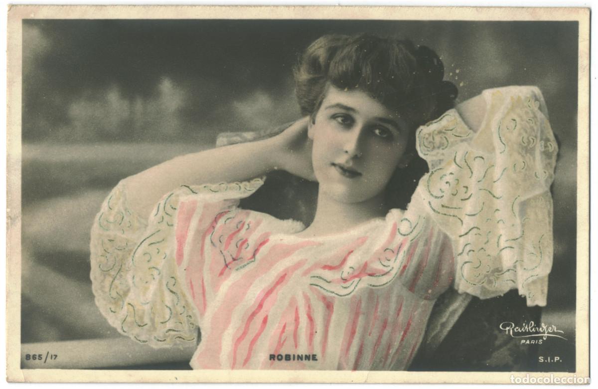 Postales: Actriz Belle &Eacute;poque ROBINNE, Gabrielle_SIP. 865-17. Photo Reutlinger