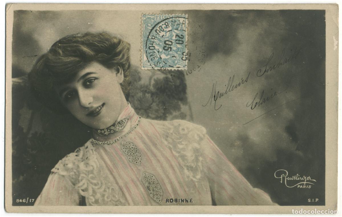 Postales: Actriz Belle &Eacute;poque ROBINNE, Gabrielle_SIP. 846-17. Photo Reutlinger
