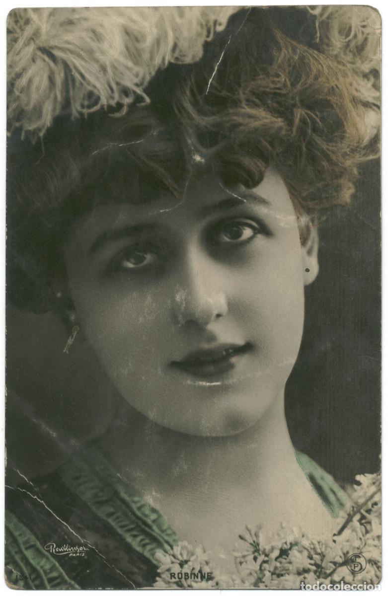 Postales: Actriz Belle &Eacute;poque ROBINNE, Gabrielle_SIP. 1341. Photo Reutlinger