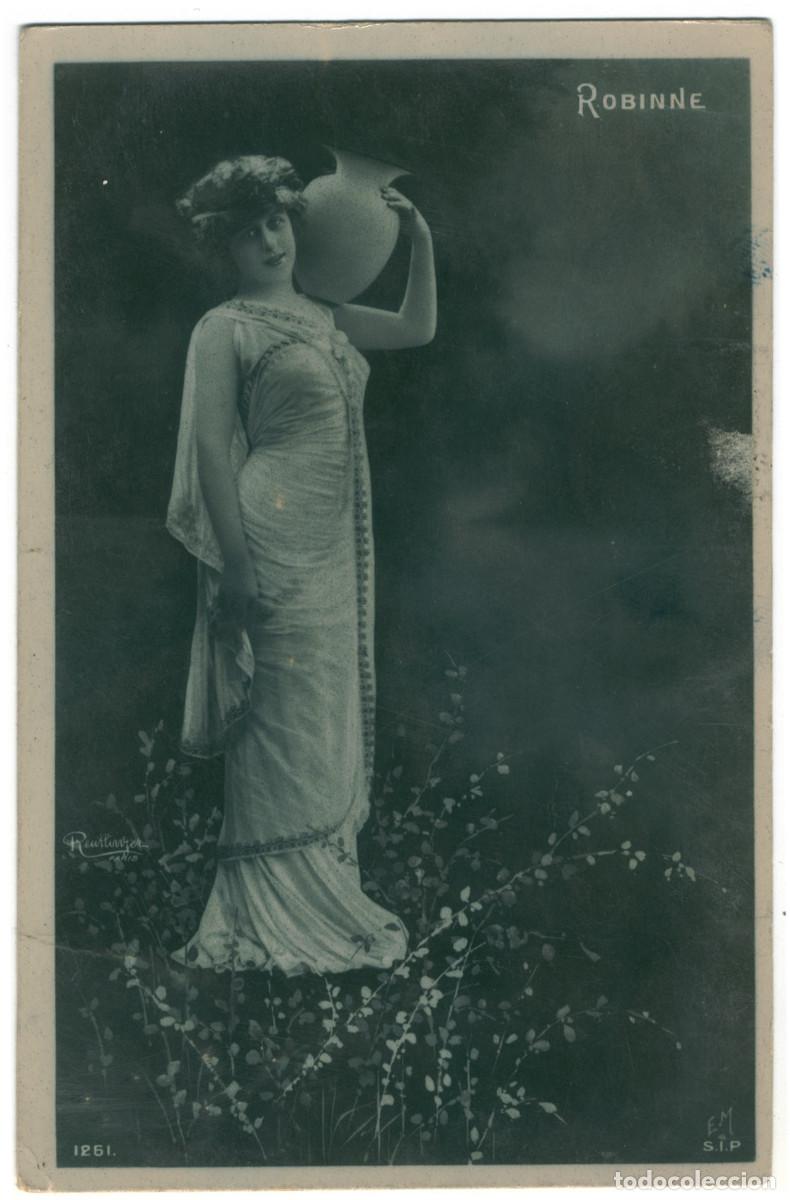 Postales: Actriz Belle &Eacute;poque ROBINNE, Gabrielle_SIP. 1261. Photo Reutlinger