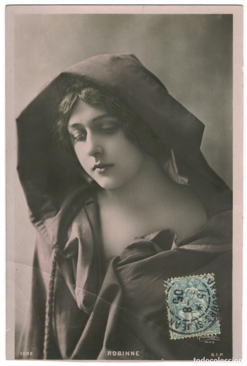 Postales: Actriz Belle &Eacute;poque ROBINNE, Gabrielle_SIP. 1282. Photo Reutlinger