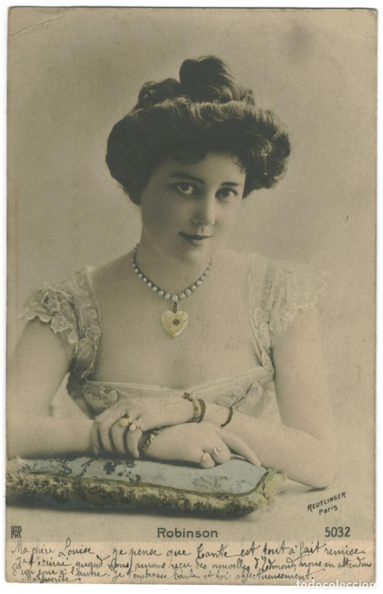 Postales: Actriz Belle &Eacute;poque ROBINSON_RPH. 5032. Photo Reutlinger