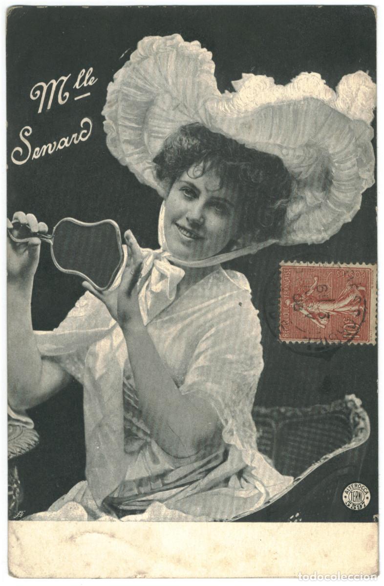 Postales: Actriz Belle &Eacute;poque SENVARD, Mlle._Alterocca Terni. 5597