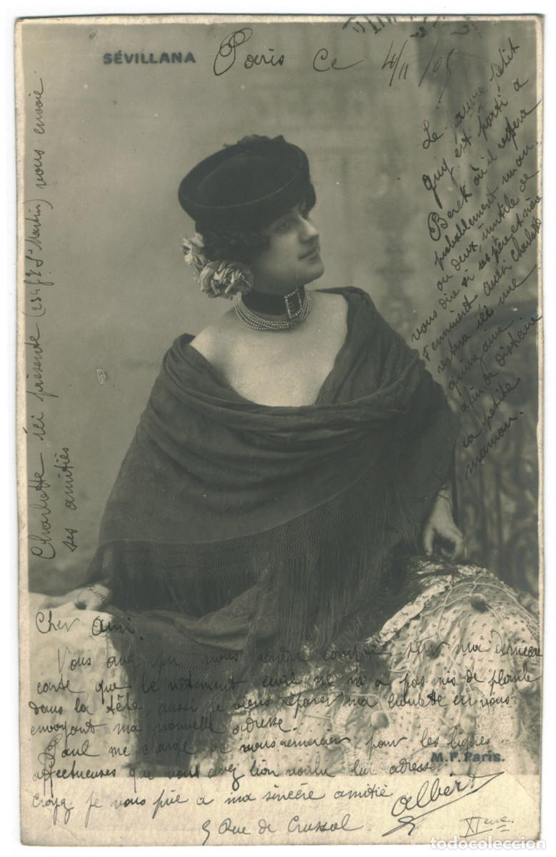 Postales: Actriz Belle &Eacute;poque SEVILLANA_MF