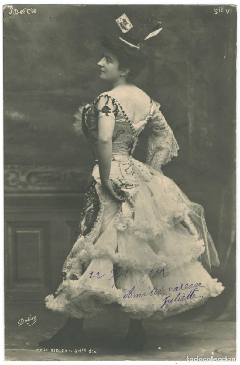 Postales: Actriz Belle &Eacute;poque SIDLEY, Mlle._JC. VI. Photo DuGuy