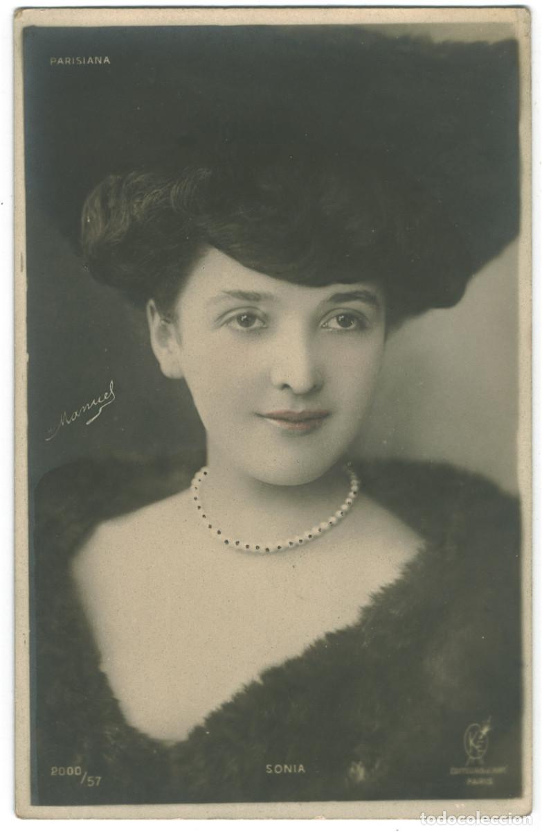 Postales: Actriz Belle &Eacute;poque SONIA_KF. 2000-57. Parisiana. Photo Manuel