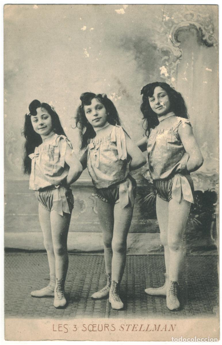 Postales: Actriz Belle &Eacute;poque STELLMAN, Les 3 Soeurs_Sin datos